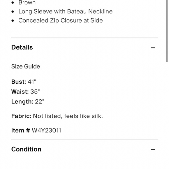 Tia cibani bateau neckline long sleeve blouse - Picture 5 of 5